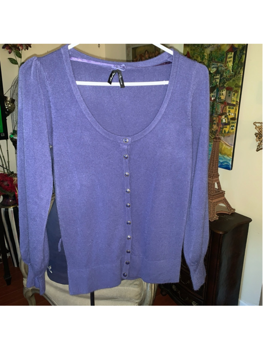 Women's Atmosphere Cardigan Size uk 10 Purple